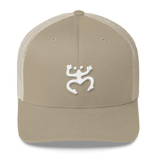 Load image into Gallery viewer, White Coqui Trucker Hat