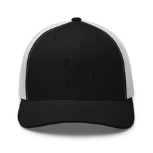Load image into Gallery viewer, Black Coqui Trucker Hat