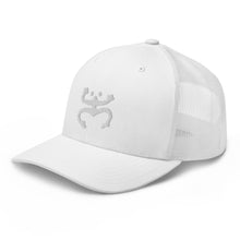 Load image into Gallery viewer, White Coqui Trucker Hat