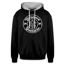 Load image into Gallery viewer, Boricua Guerrero Hoodie - black/heather gray