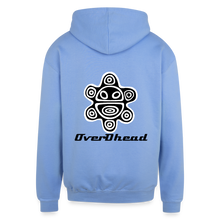 Load image into Gallery viewer, White Hoodie Sol Taino OverDhead - sky blue/white