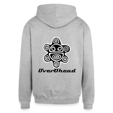 Load image into Gallery viewer, White Hoodie Sol Taino OverDhead - heather gray/navy