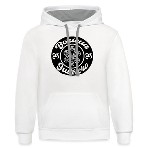 Boricua Guerrero Hoodie - white/gray