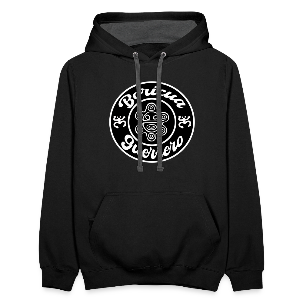 Boricua Guerrero Hoodie - black/asphalt