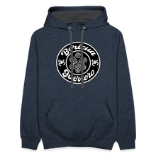 Load image into Gallery viewer, Boricua Guerrero Hoodie - indigo heather/asphalt