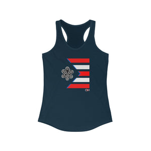 Nuestra Bandera Taina Women's Racerback Tank Top