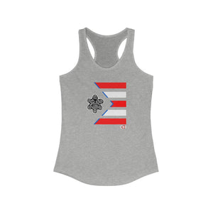 Nuestra Bandera Taina Women's Racerback Tank Top