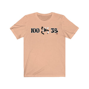 100 X 35 B&W Unisex T-shirt