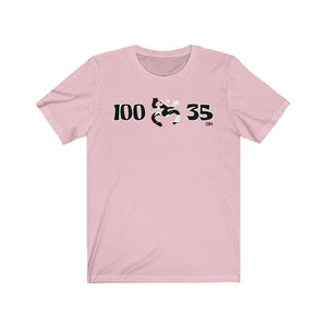 100 X 35 B&W Unisex T-shirt