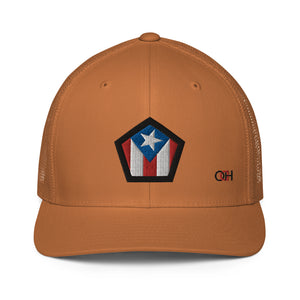 Escudo de PR FlexFit Trucker Hat