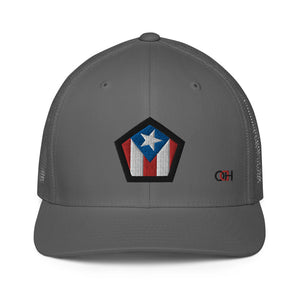 Escudo de PR FlexFit Trucker Hat