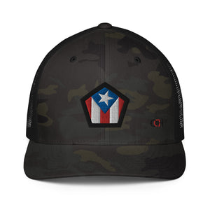 Escudo de PR FlexFit Trucker Hat