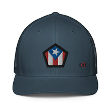 Load image into Gallery viewer, Escudo de PR FlexFit Trucker Hat