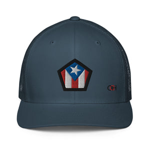 Escudo de PR FlexFit Trucker Hat