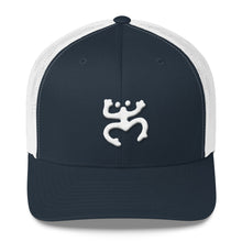 Load image into Gallery viewer, White Coqui Trucker Hat