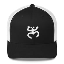 Load image into Gallery viewer, White Coqui Trucker Hat