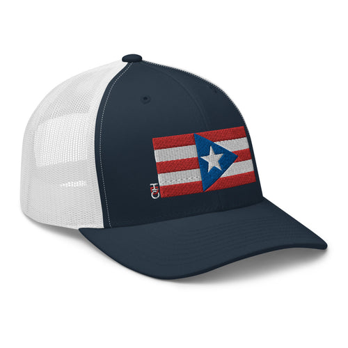 Puerto Rico PR Flag Snapback Hat Cap Baseball Boricua Bandera Gorra