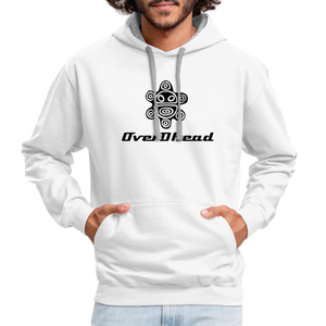 White Hoodie Sol Taino OverDhead - white/gray