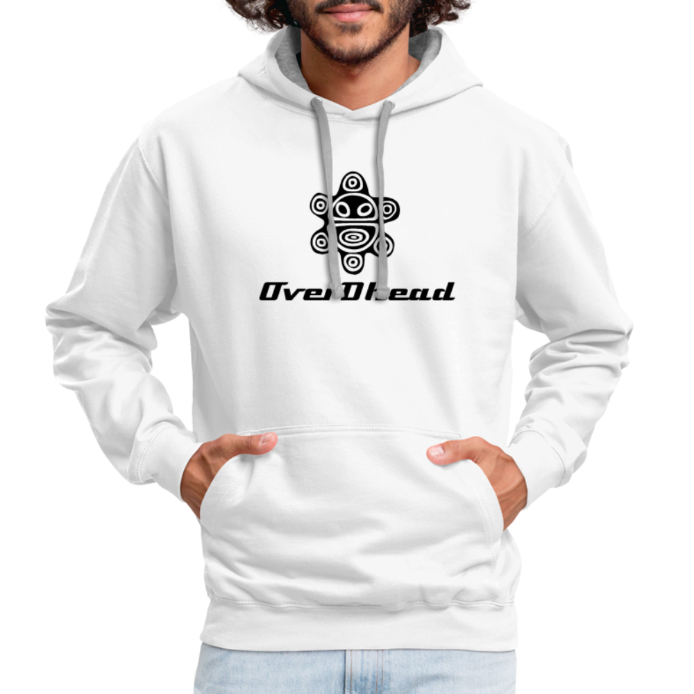 White Hoodie Sol Taino OverDhead - white/gray