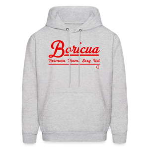 Women's Boricua Hoodie - ash 