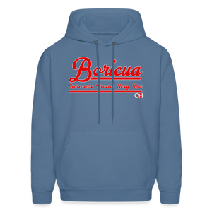 Women's Boricua Hoodie - denim blue