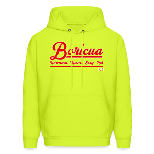 Women's Boricua Hoodie - safety green