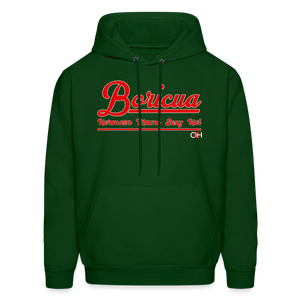 Women's Boricua Hoodie - forest green